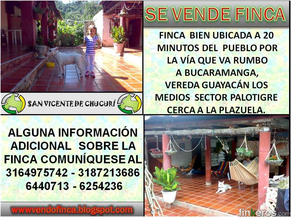 El Paraíso  - Finca en San Vicente de Chucurí, Santander